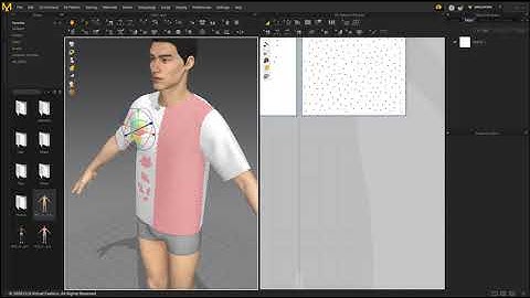 Marvelous Designer 3D Garment Editing - Pin Tools Group