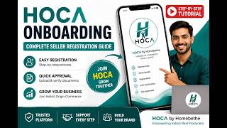 HOCA Seller Onboarding | Complete Registration Guide | Homebethe Origin Commerce Alliance