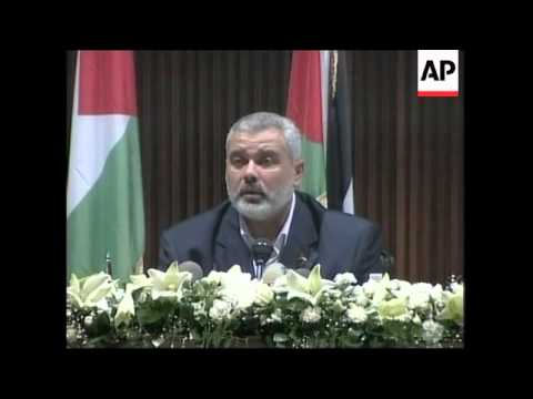 Haniyeh on situation; denounces kidnapping of BBC journalist
