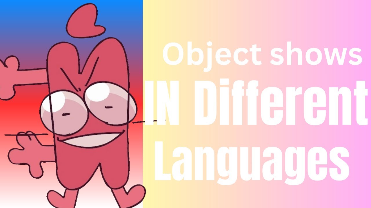 Object shows in different Languages