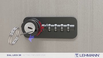 DL59 Configurer code utilisateur LEHMANN