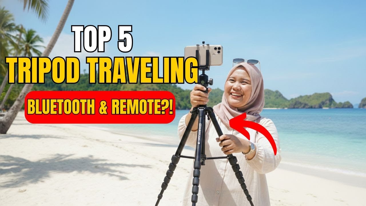 5 REKOMENDASI Tripod HP Bluetooth Terbaik 2026: Tinggi 1.8m & Super Stabil!