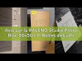 Avis sur la RALENO Studio Photo Box, 50x50 cm Boîtes de Lumière Kit, 50W Doublure PU Boîte à lumière