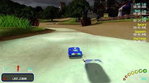 Re-Volt Custom Track Genghis Kastle by Jan Ainnir Mayen, Time Trial Lap