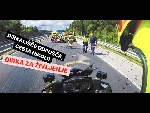 DIRKA ZA ŽIVLJENJE - Thomas, motorist reševalec