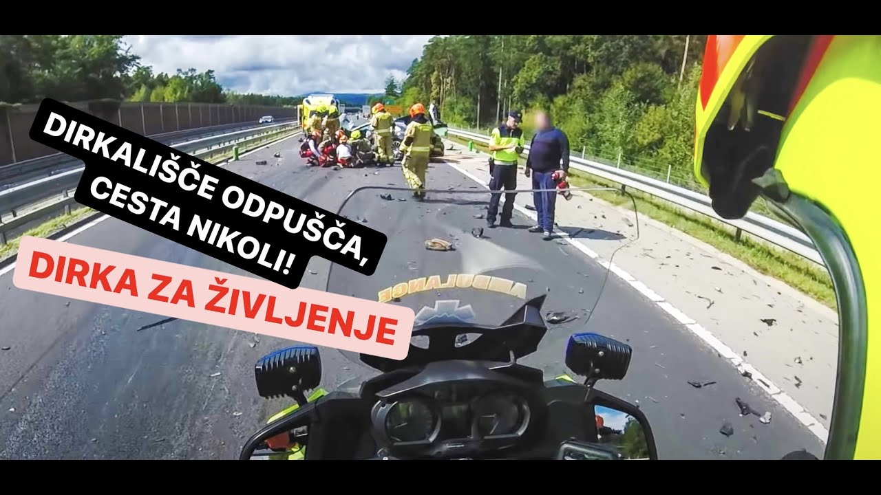 DIRKA ZA ŽIVLJENJE - Thomas, motorist reševalec