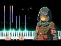 Hateno village  the legend of zelda breath of the wildtears of the kingdom piano cover