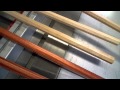 Blood Wood & Curly Maple Eskrima Sticks Bo Staff Blood Wood & Curly Maple Eskrima Sticks Bo Staff