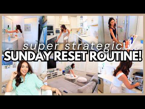 Thumbnail for Ultimate SUNDAY RESET ROUTINE 📆 (strategic & realistic) Whole House Clean w/ Me that Works! ☺️