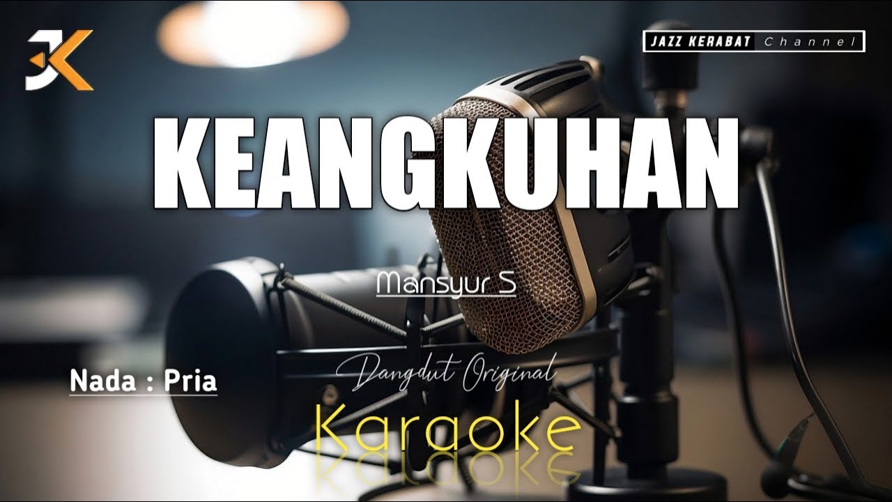 KARAOKE KEANGKUHAN_MANSYUR S | NADA PRIA | COVER KORGPA50 | F#maj