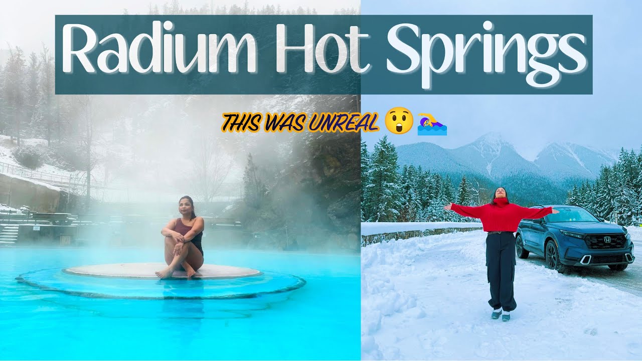 Winter Road Trip to Radium Hot Springs | Banff Christmas Market 2025 ...