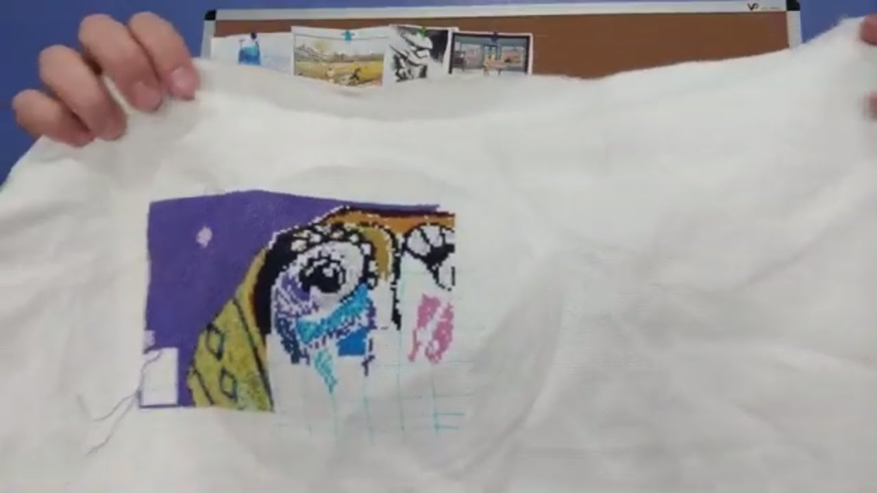 FlossTube #101: Happy, Bouncy Cross Stitching Jules!!