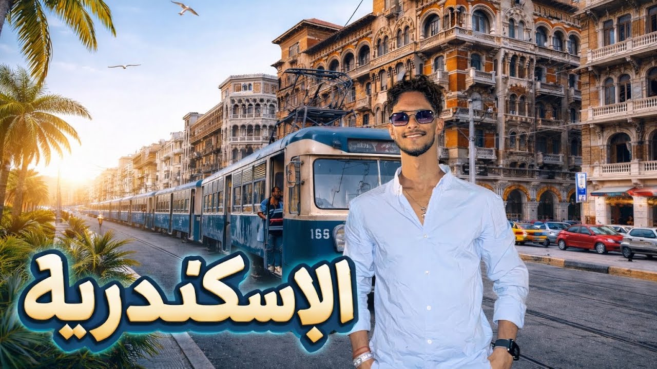 رحلتي في شوارع الإسكندرية الأسطورية 🚋✨