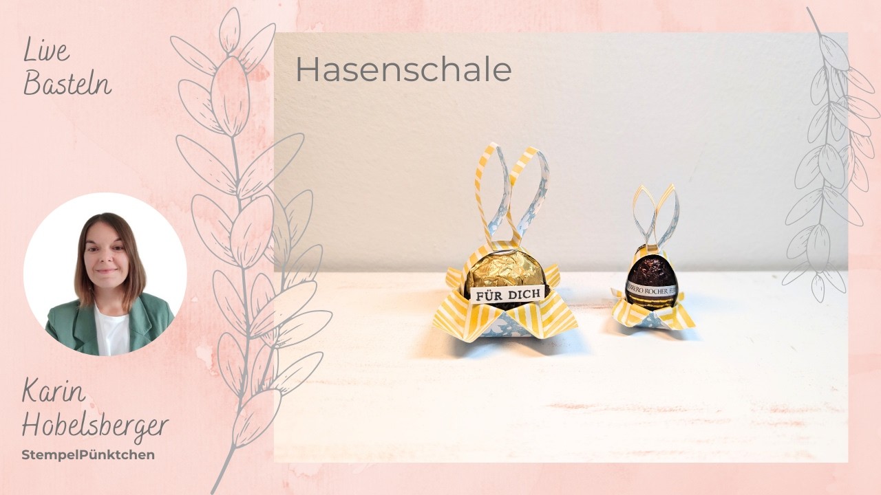 Live basteln: Hasenschale