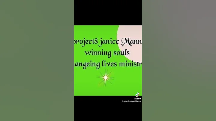 project a ministry Janice Faye Mann McWilliams