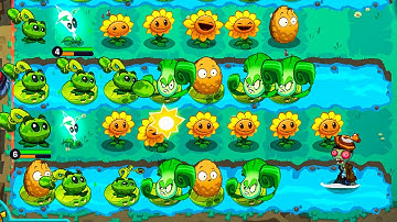 Plants vs Zombies 3 Chinese NEW Beta - Campground Survival Level 8 & Vasebreaker 4-2