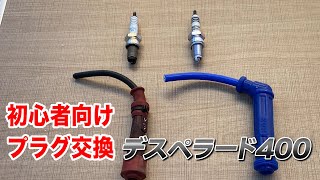 【バイク初心者】スパークプラグ交換してみた【デスペラード400】