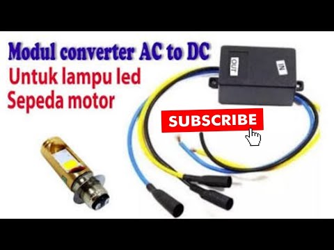 Pasang Lampu Led menggunakan Modul converter AC to DC 