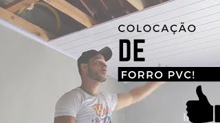 Colocação do forro PVC/ Técnicas da Construção Civil