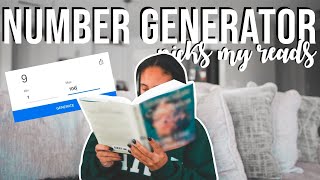 Letting a Random Number Generator Pick My Reads ✨ | Physical TBR Challenge