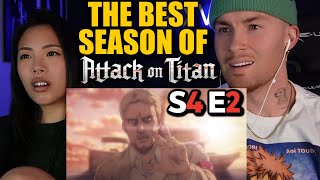 Not Sure Who To Feel Bad For... | Attack on Titan Reaction S4 Ep 2