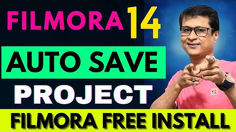 Filmora 14 Auto Save | How To Enable Auto Backup Project File In Filmora | Filmora 14 Tutorial