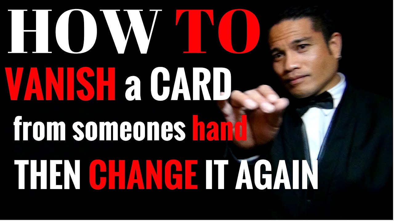 VANISH & CHANGE a Card In Someones Hand  POWERFUL MAGIC 
