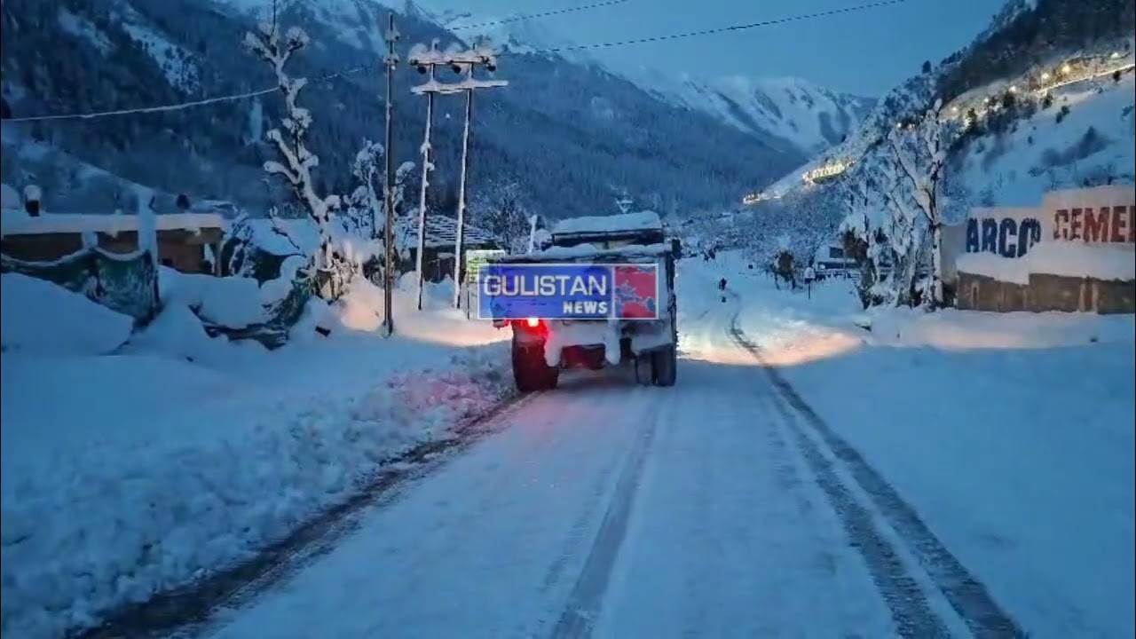 BRO Begins Snow Clearance on Srinagar–Leh NH-1 After Fresh Snowfall