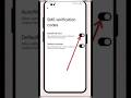 "How to Enable SMS Verification Code Autofill on Android | OTP Auto Fill Service 2025"#shorts