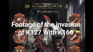 Clash Of Empire: Invasion Footage K127 with K166