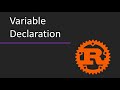 How to Declare Variables in Rust | Rust Programming Tutorial for Beginners