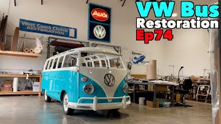 VW Bus Restoration  Episode 74   Sew Cool | MicBergsma