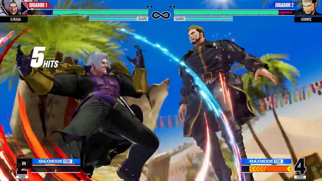 THE KING OF FIGHTERS XV: OMEGA RUGAL vs GOENITZ - YouTube