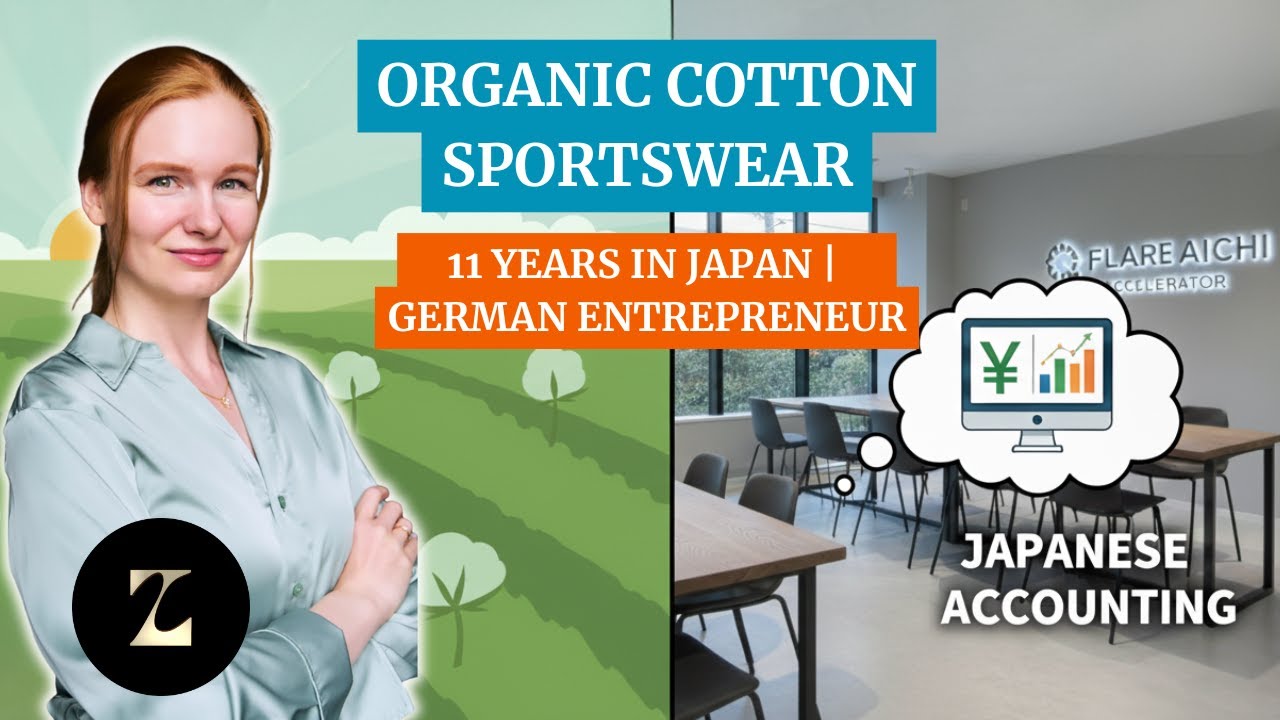 German Entrepreneur in Japan Launches 🌿 Organic Sportswear & Gets Accepted into FLARE Aichi