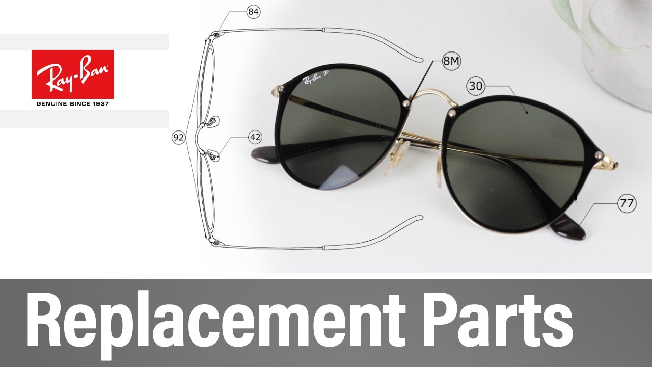 Order Replacment Parts with RAY BAN Sunglasses - YouTube