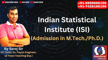 ISI Kolkata (M.Tech / Ph.D)