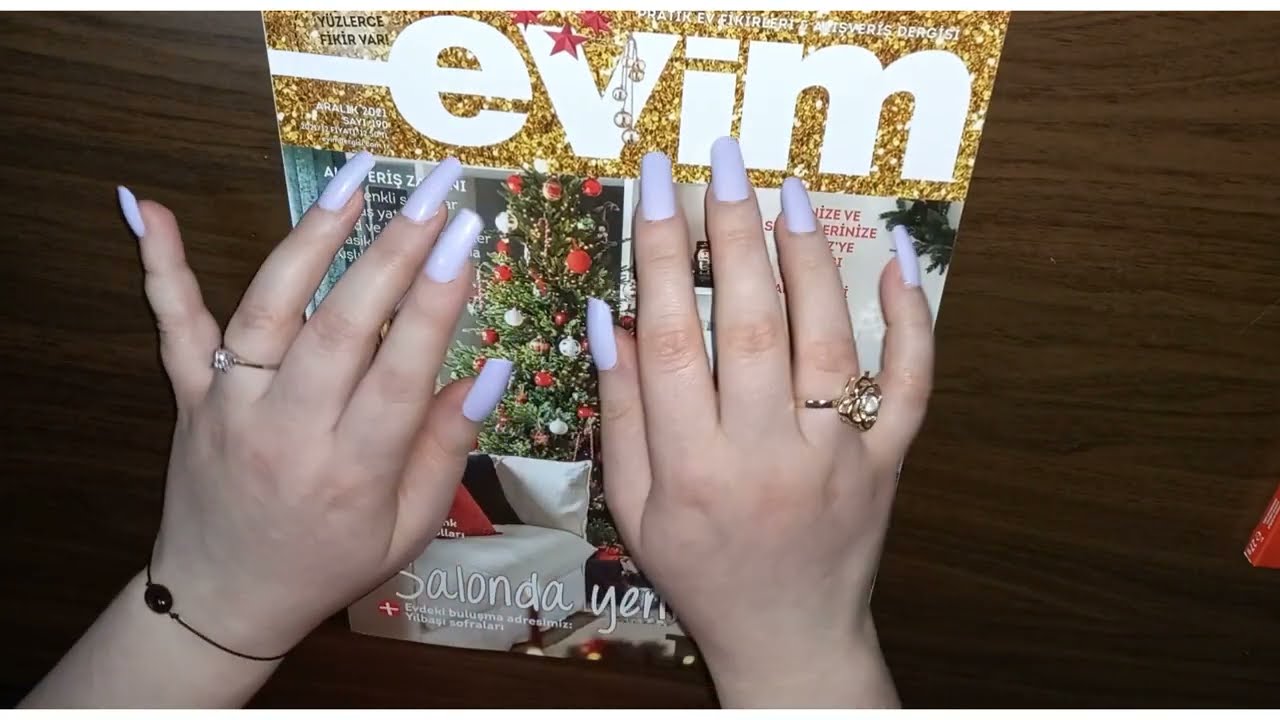 ASMR Dergi Okuma Sakız Çiğneme | Türkçe ASMR | Fısıltı | Whisper Chewing Gum