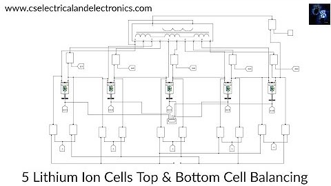 5 Lithium Ion Cells Top & Bottom Cell Balancing, Active Cell Balancing