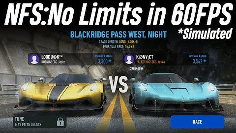 Need For Speed No Limits 7.4.0 | 60 FPS Race In PvP | Gameplay Music Video