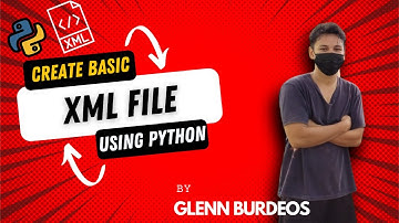 Create basic XML file using Python Extension in Visual Studio
