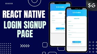 Build a Beautiful Login and Signup Screen in React Native: A Step-by-Step Tutorial Part-II
