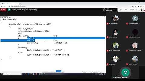 Dry Run of armstrong number in Java Program