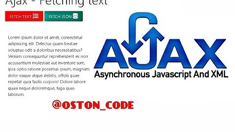 AJAX Tutorial (vanilla Javascript) - Fetching Text #1