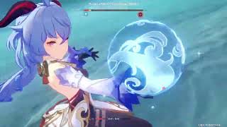 Genshin impact Ganyu solo Raiden... Again.
