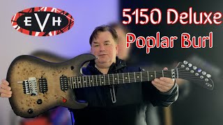 EVH 5150 Deluxe Poplar Burl Black Burst