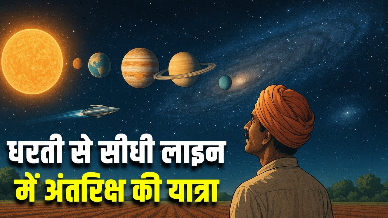 धरती से ब्रह्मांड तक सीधी रेखा में अनंत यात्रा | Earth to Universe: The Ultimate Journey