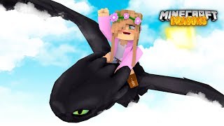 MY FIRST DRAGON ADVENTURE! * I Found A Nightfury! * | Minecraft Dragons | Little Kelly #1