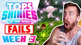 TOP 5 SHINY FAILS of the WEEK! MASSIVE FAILS! Pokemon Brilliant Diamond and Shining Pearl!