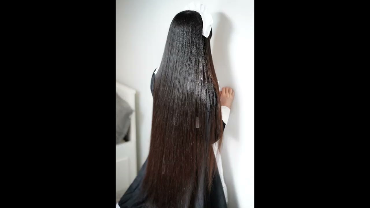 スーパーロングヘア撮影⑤美髪矯正