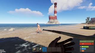 RUST | Guy pays instantly after throwing spear at me